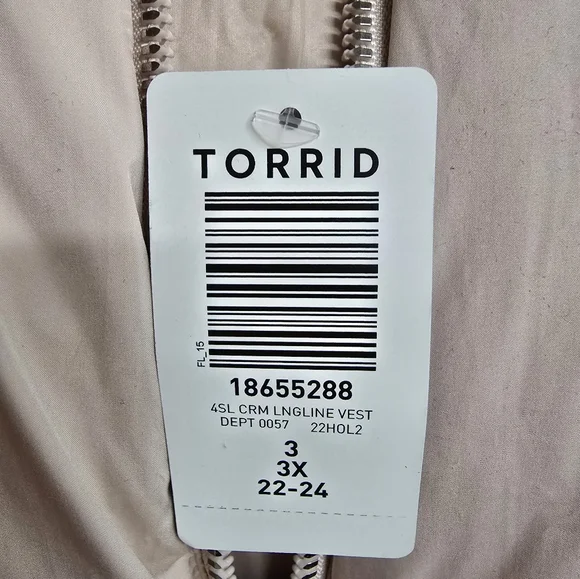 Torrid Nylon Puffer Vest - Picture 6 of 6
